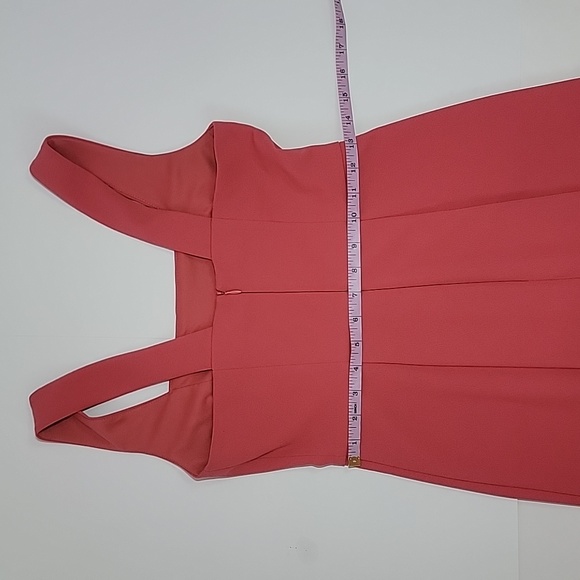 Donna Morgan Women's Square Neck Sleeveless Crepe Dress/ 0. - Picture 9 of 12